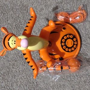 Tigger animated talking telephone vintage